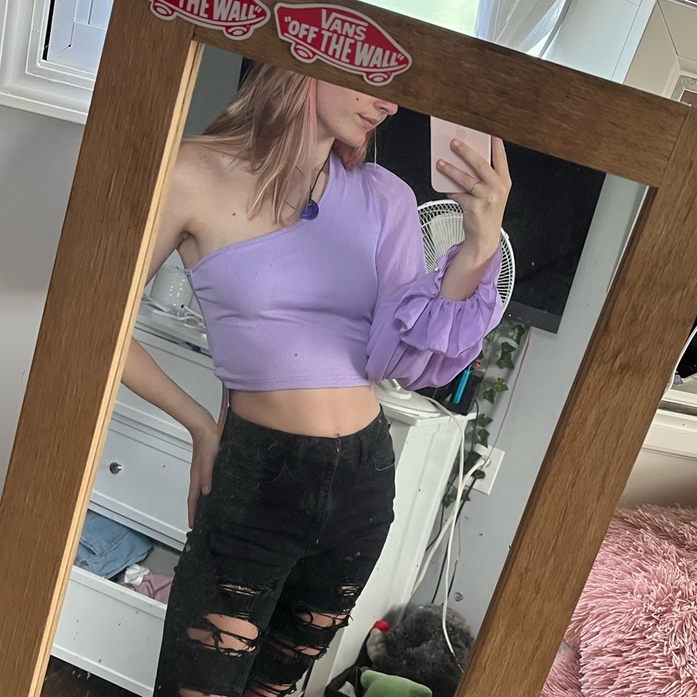 Shein One shoulder top
